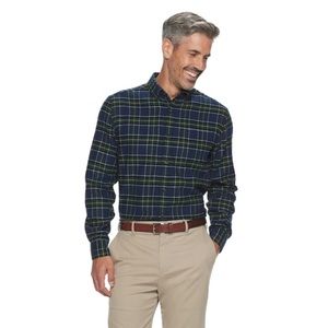 Croft & Barrow Extra-Soft Flannel Button Down